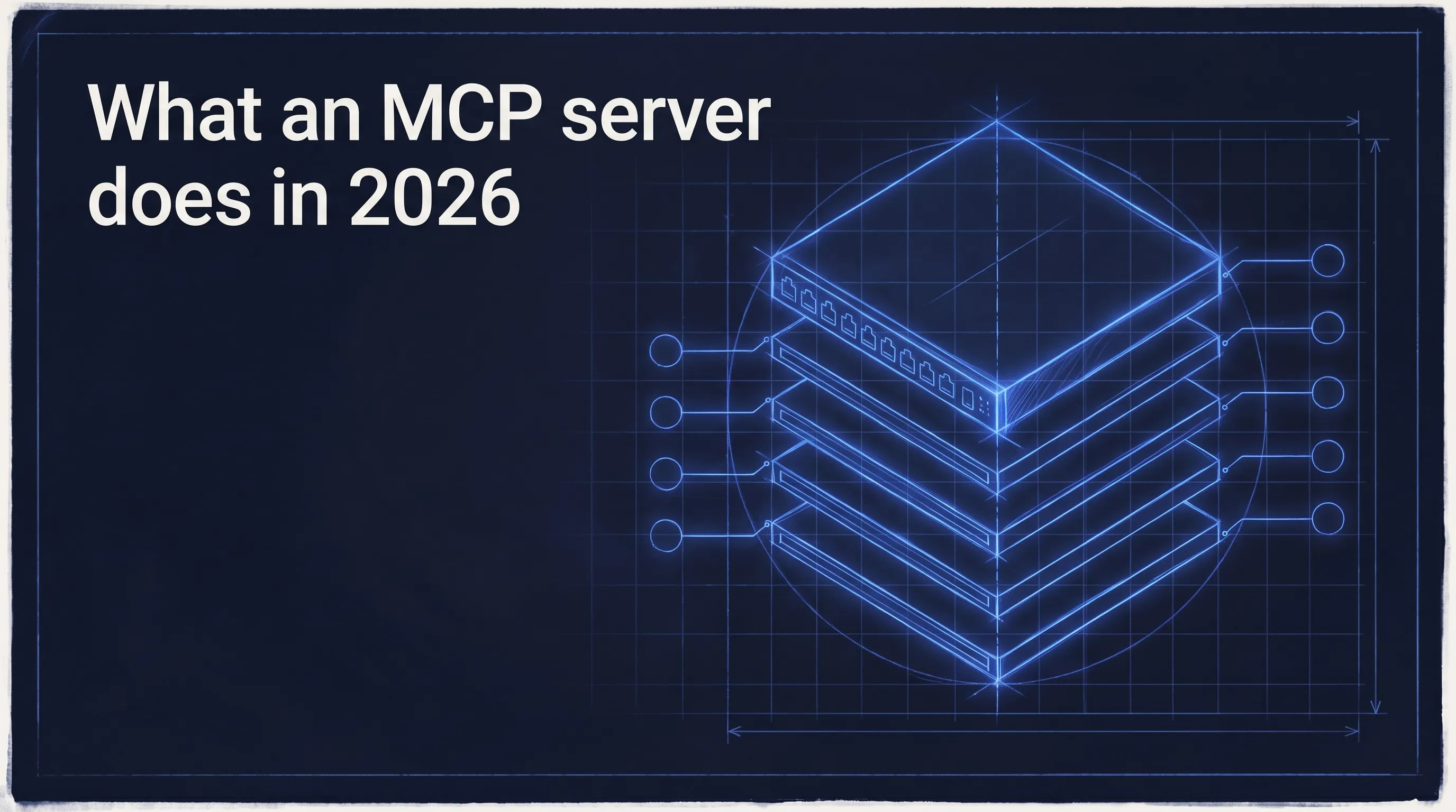 What an MCP server does in 2026: much more than a list of tools