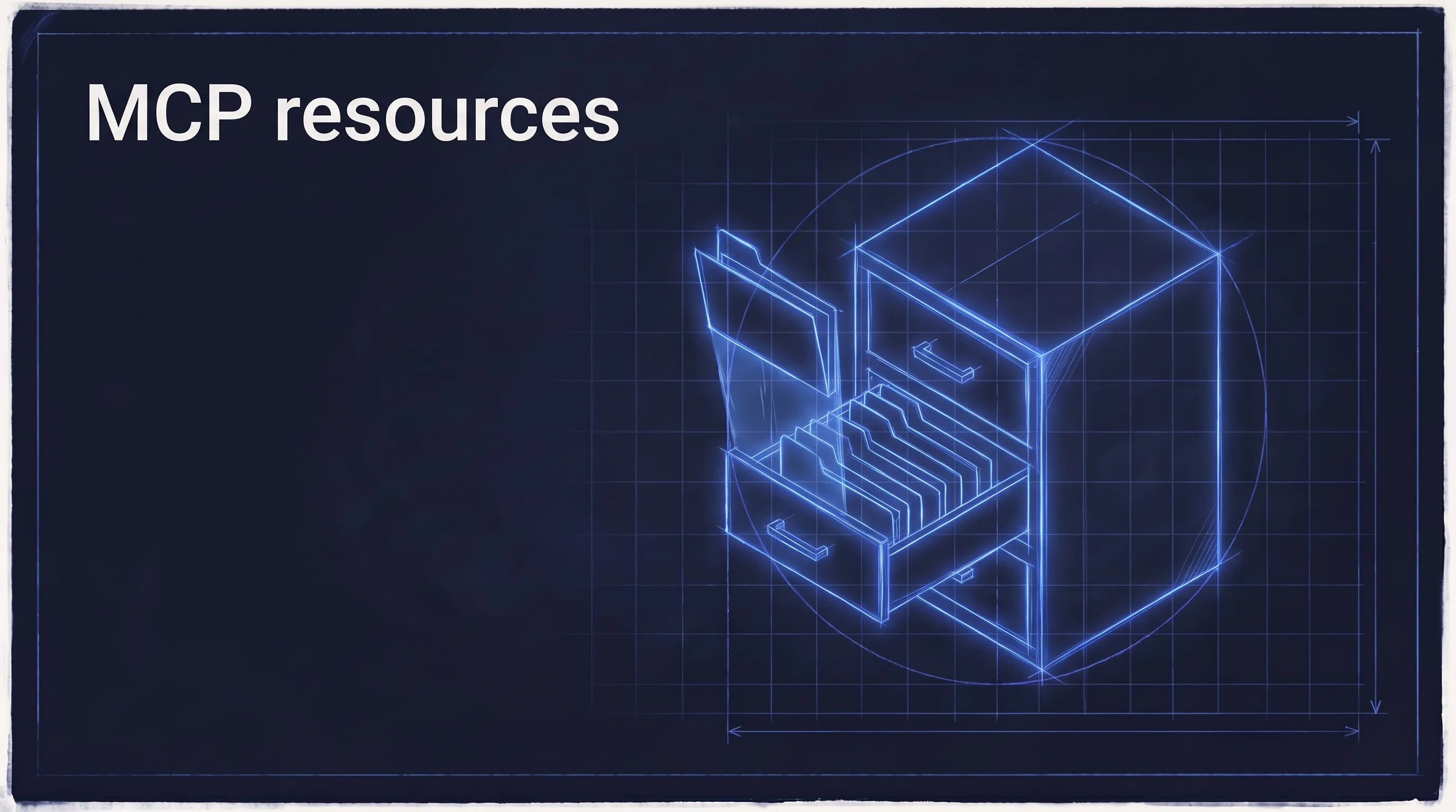 MCP resources: context the application decides to use