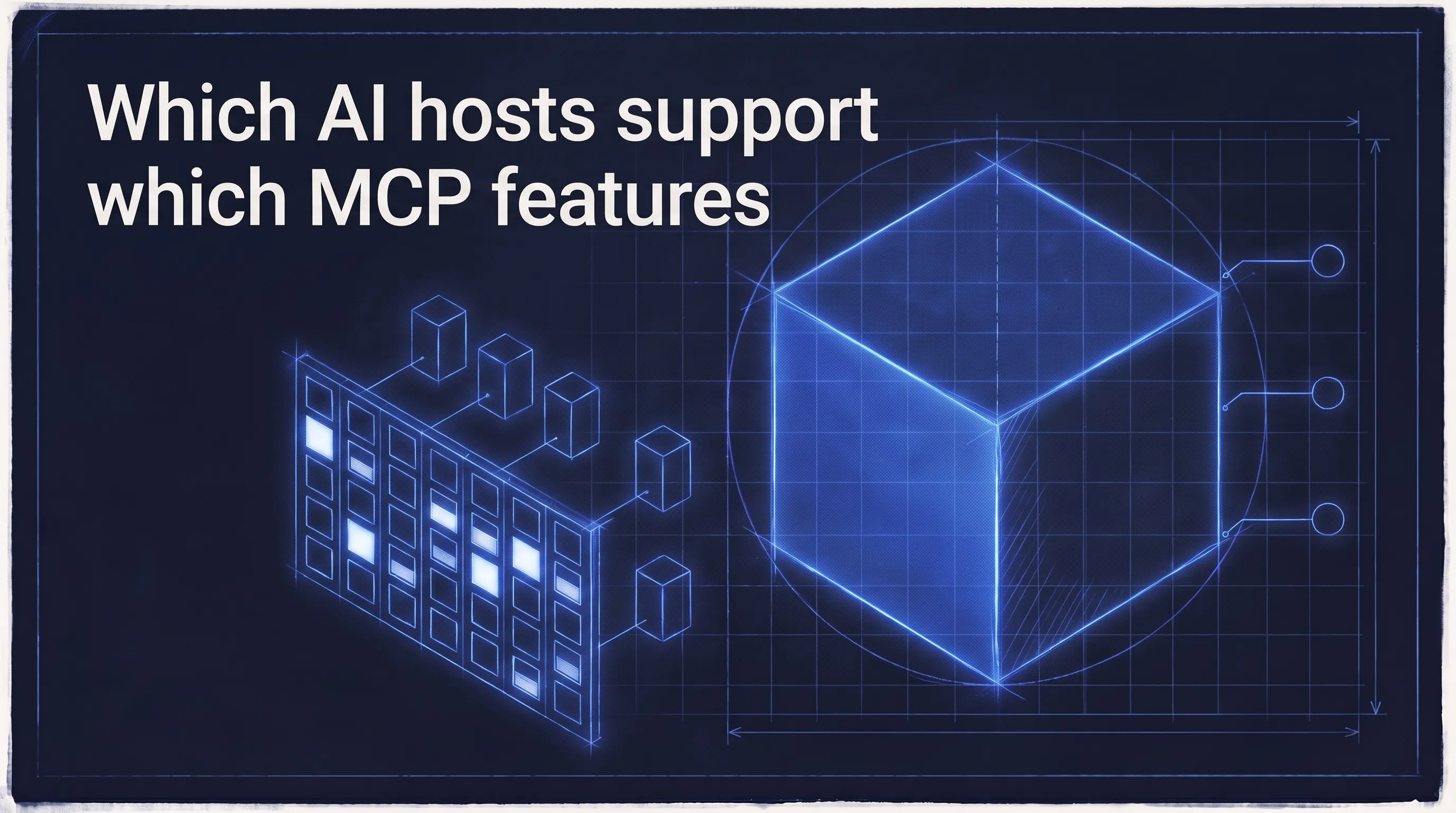 Which AI hosts support which MCP features (October 2026)