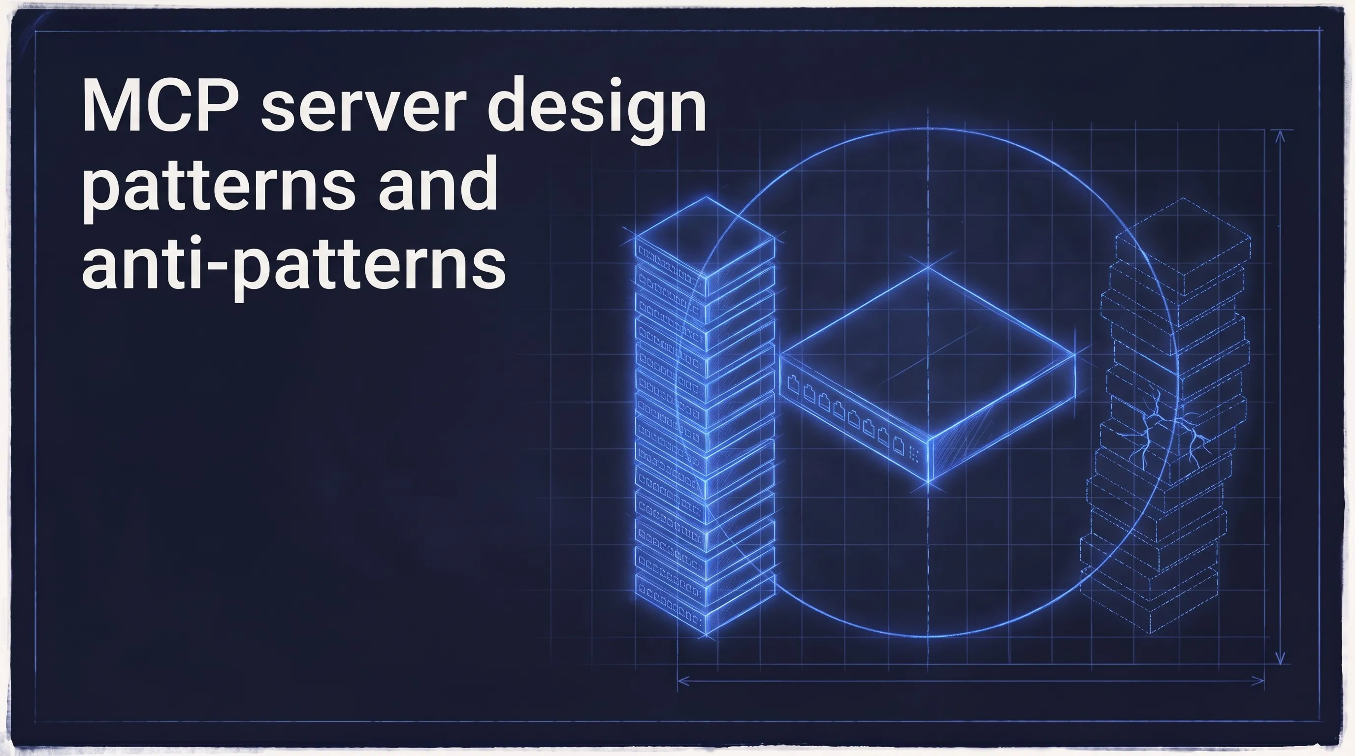 MCP server design patterns and anti-patterns