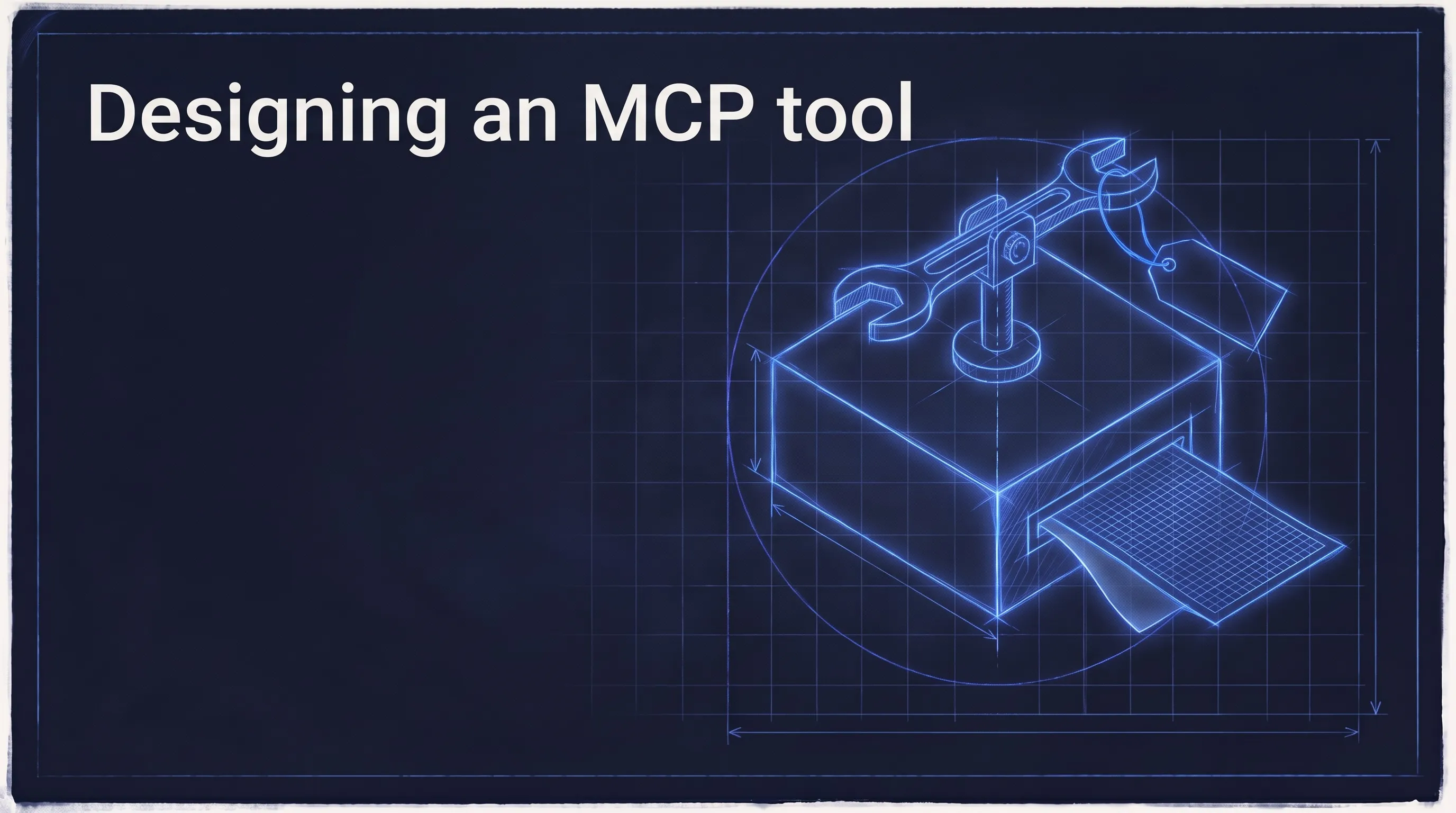 Designing an MCP tool: the definition and the result