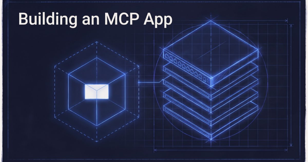 Building an MCP App: declarations, sandbox and text fallbacks