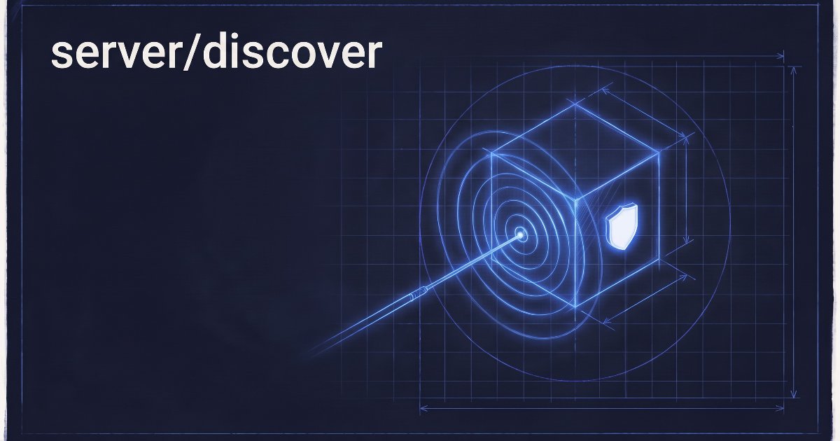 server/discover: the one method every MCP server must implement