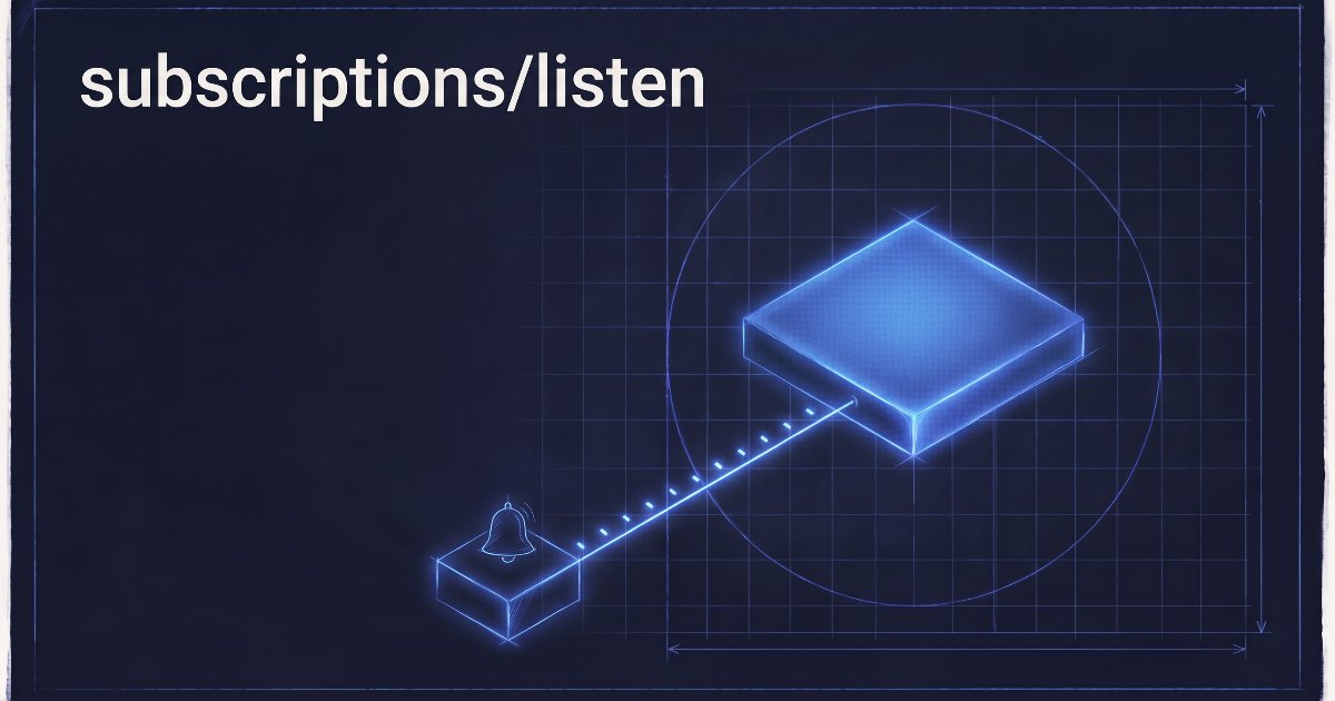 subscriptions/listen: change notifications in MCP