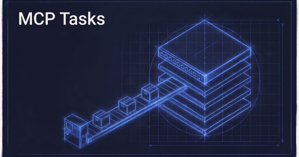MCP Tasks: long-running work without holding a connection