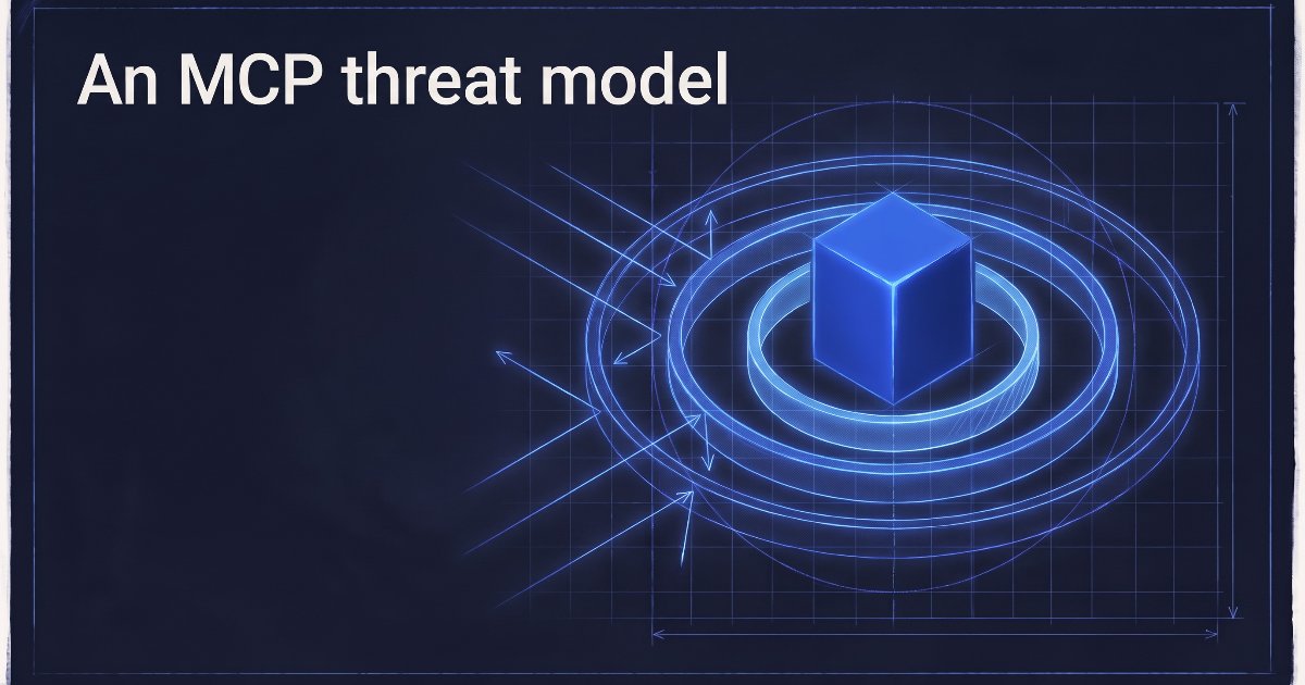 An MCP threat model: what to defend, and where